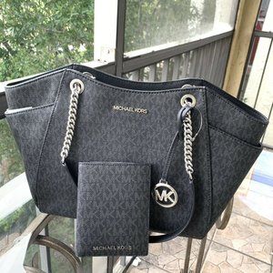 Shoulder Tote Handbag Purse Bag+Long Wallet